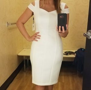 Calvin Klein White Interview Dress